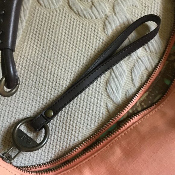 GAP Y2K Coral Pink 100% Cotton Canvas Shoulder Bag - Picture 7 of 16